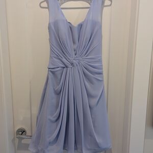 Elegant Lavender Sleeveless Dress